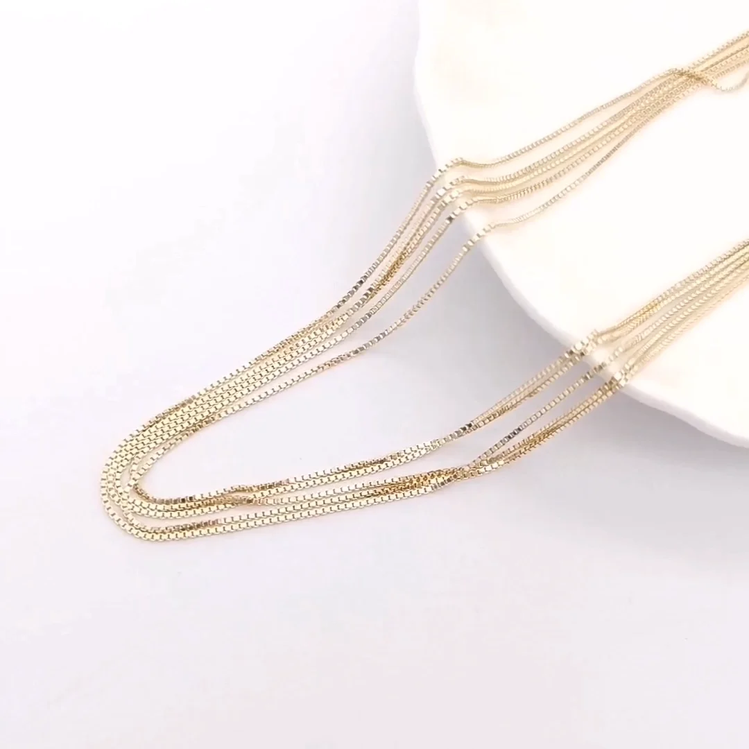 Trendy Solid 9k Gold 14k Yellow Gold 