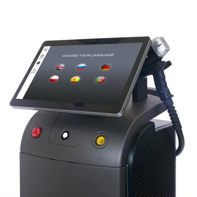 

755 808 1064 Diode Laser 800W Hair Removal Machine