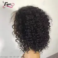 

preplucked virgin cuticle aligned hair brown lace frontal wig human hair lace front wigs for wholesale bob curly wigs
