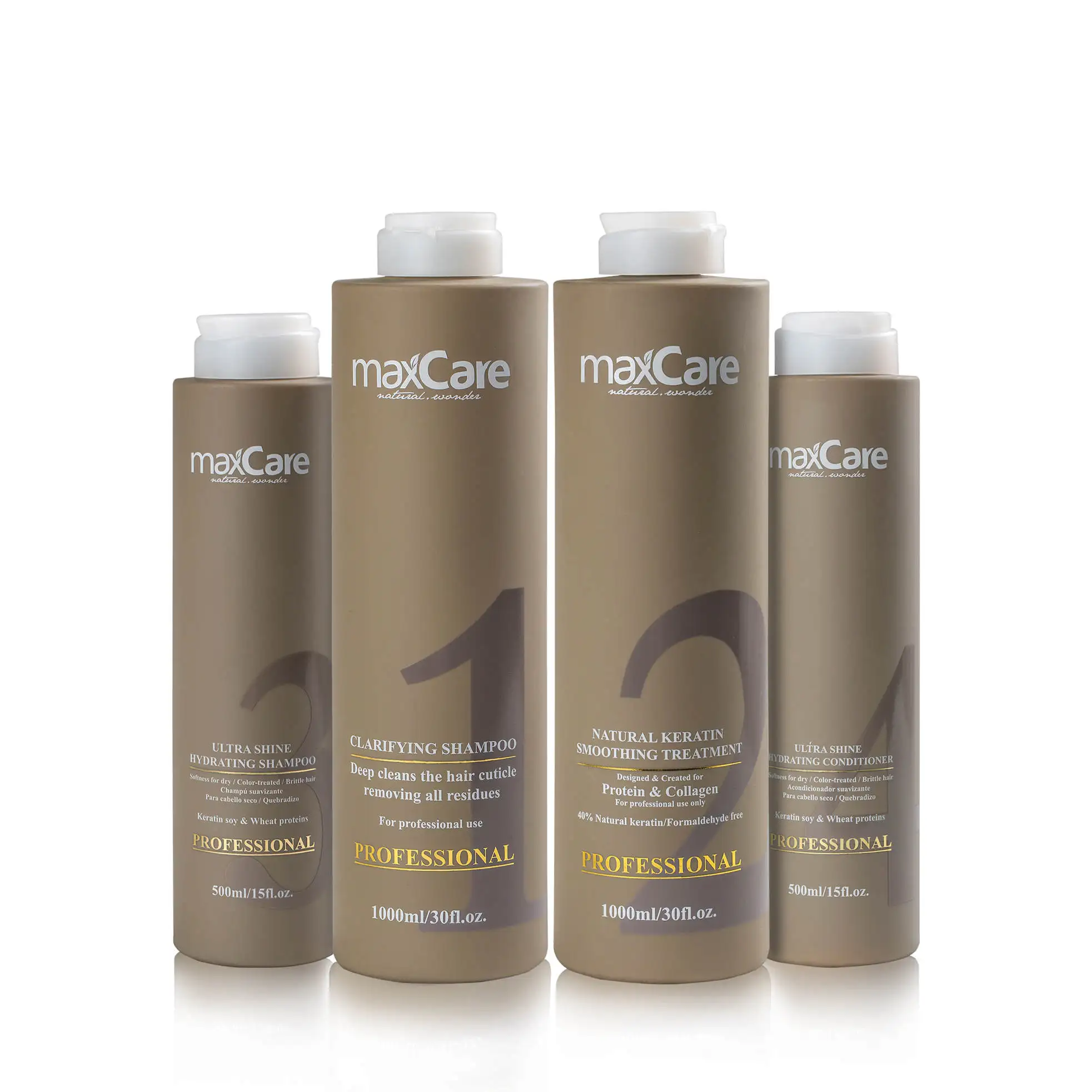 

Kerastar Tratamiento de queratina inoar oro brasilena del cabello keratin hair treatment brazilian