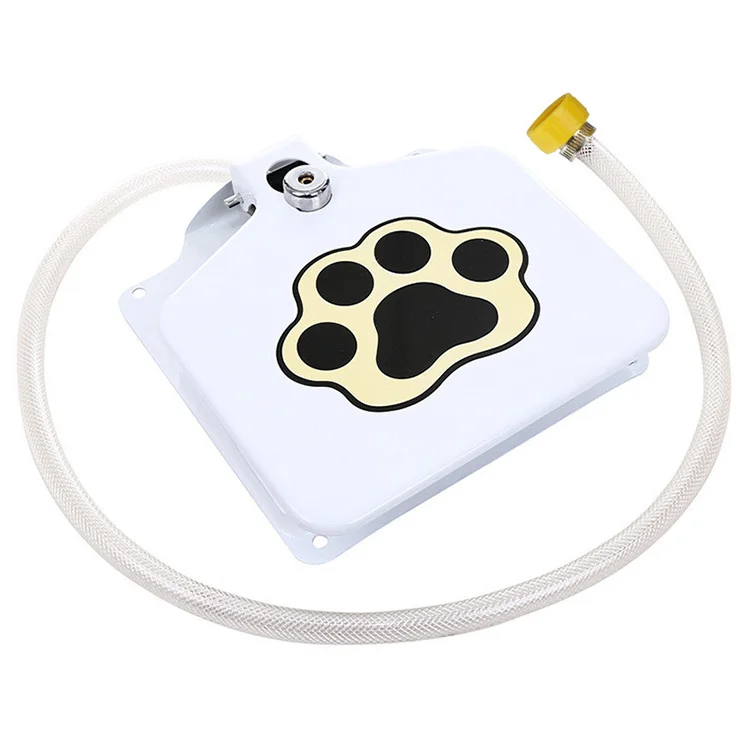 

Wholesale Pet fountain Water Fountain Dog Outdoor Water Dispenser Pet Pressure Pedal Sprinkler, White