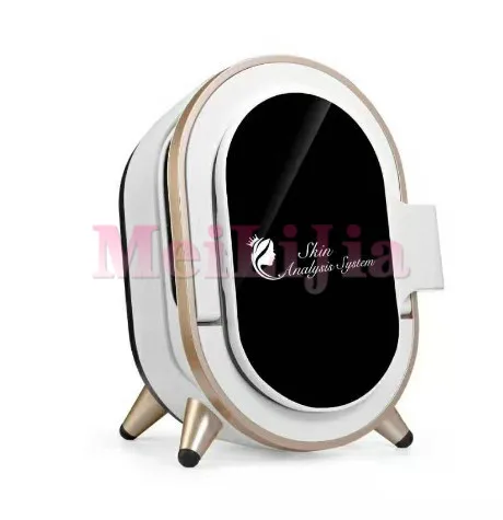 

New Technologies Smart Skin analyzer Facial Analysis/ Skin Analyzer 3D Digital Facial Skin Analyzer Beauty Machine, Golden