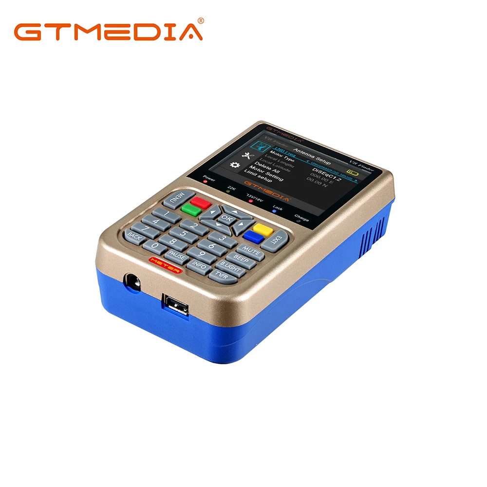 

New version GT Media Freesat v8 finder meter digital dvb-s2/s2x satellite finder original manufacturer