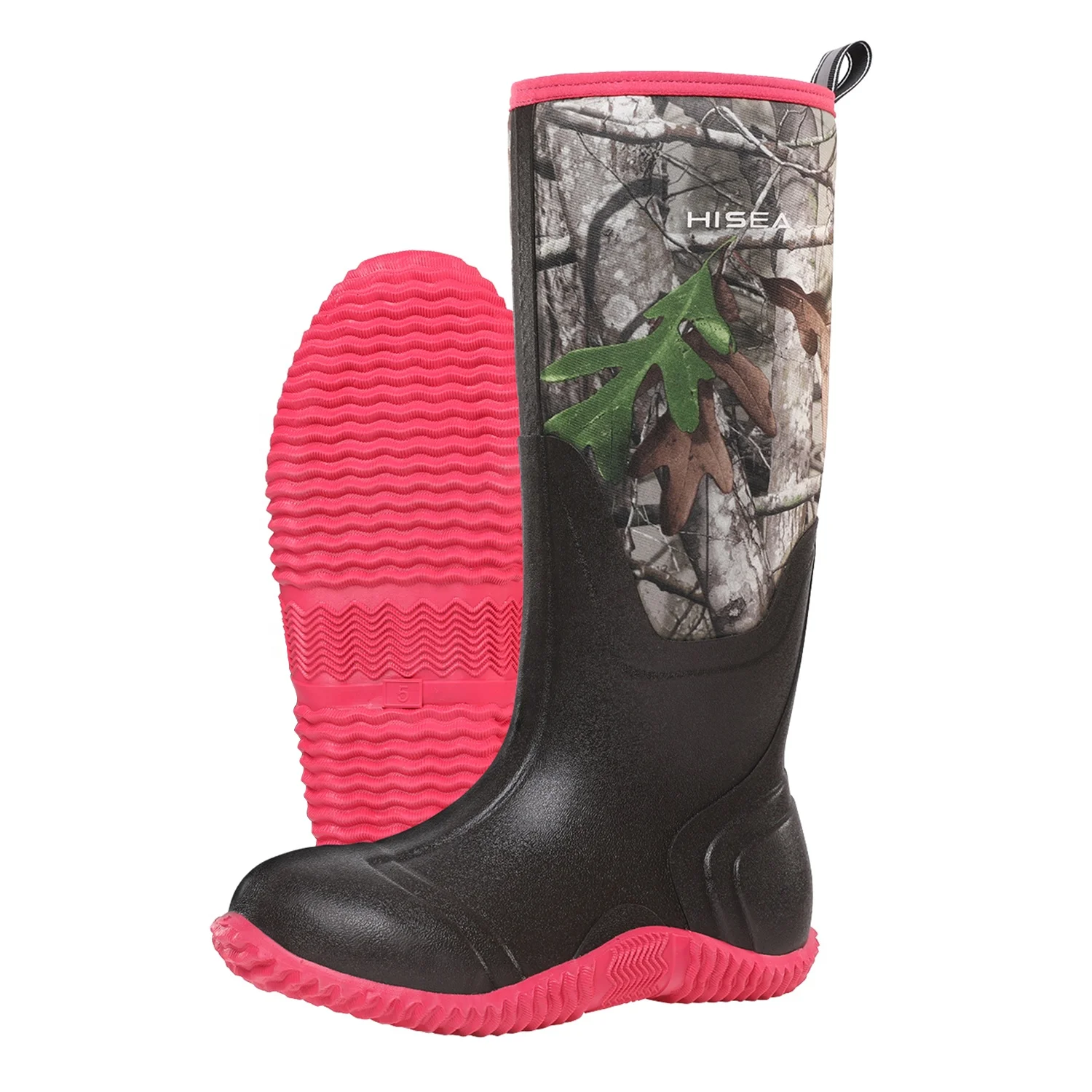 Women's Midcalf Rain Boots Waterproof Insulated Garden Shoes Outdoor