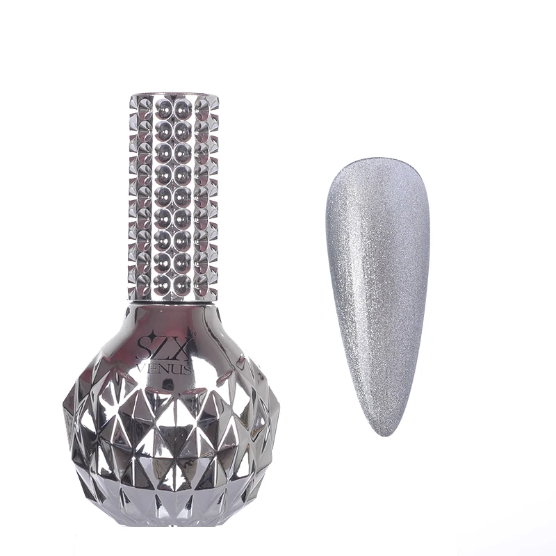 

Ready To Ship Nail Art Salon Manicure Spar Crystal Cat Eye Nail UV Gel For Nail Art Design, Sliver