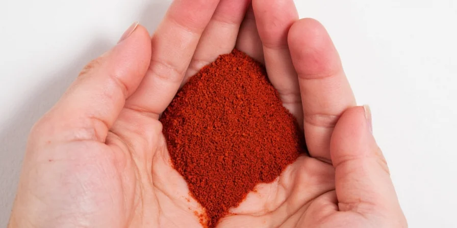 Old vs fresh cayenne powder side by side