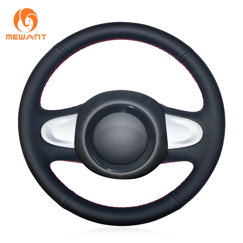 

MEWANT For BMW Mini Clubman Clubvan Convertible Countryman Coupe Paceman Roadster Car Cool Genuine Leather Steering Wheel Cover