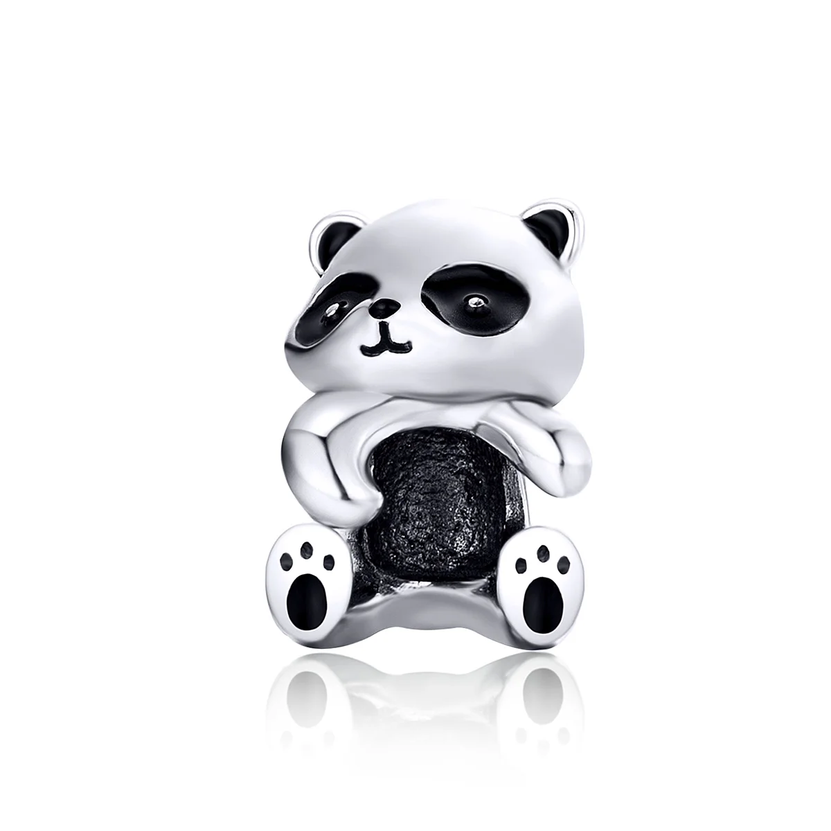 

SCC1175 Fashion new trendy lovely panda 925 silver charms jewelry