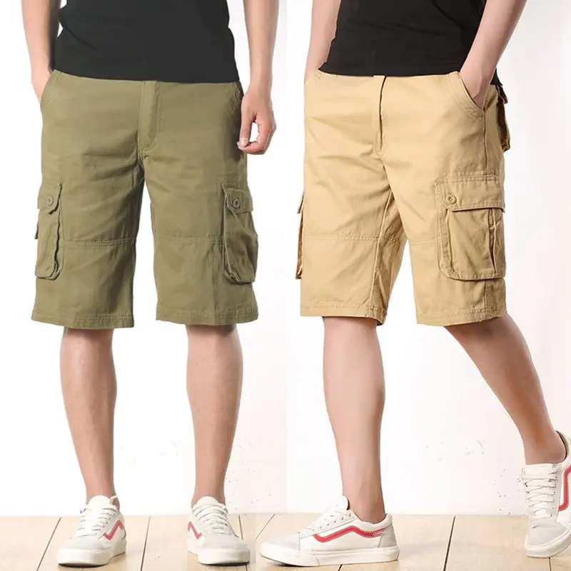 

Wholesale Casual Summer Outdoor Cotton Men Half Pants 6 Pocket Cargo Shorts For Men