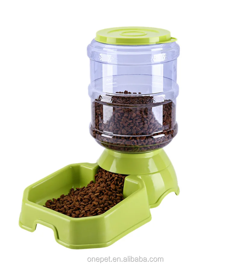 

Food Feeder Drinking Bowl 2 In 1 Automatic Pet Feeding Bowl Dog Bowl