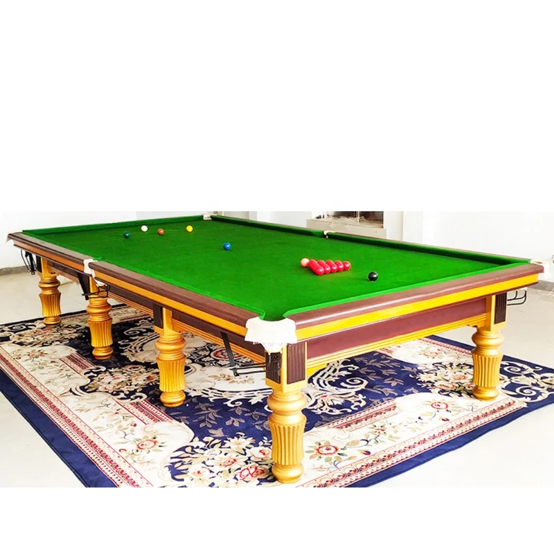 

2021 Hot Sale USA Popular Club Hall Tournament Quality Snooker Tables 12ft Size with free lights