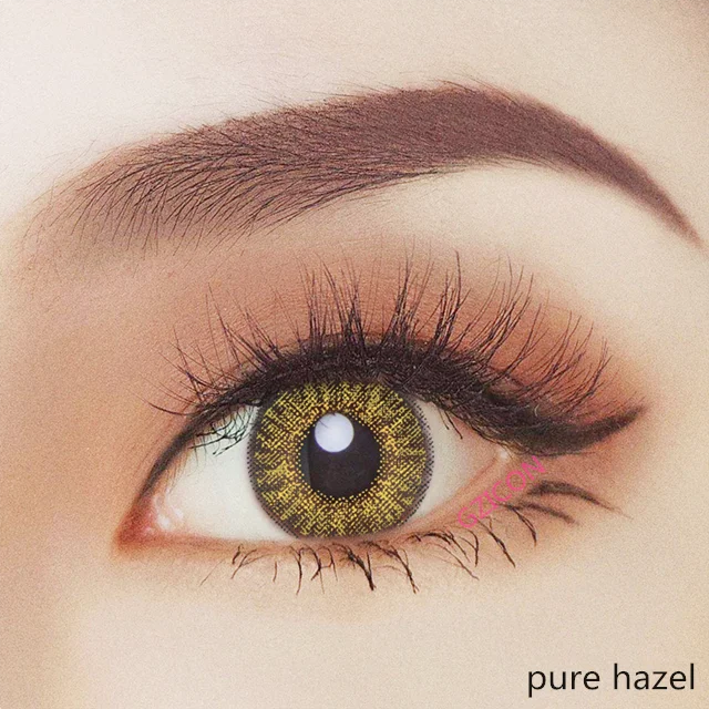 

BeautyTone Blends pure hazel fresh natural look 1 year soft cosmetic contact lens wholesale cheap colored eye contact lenses