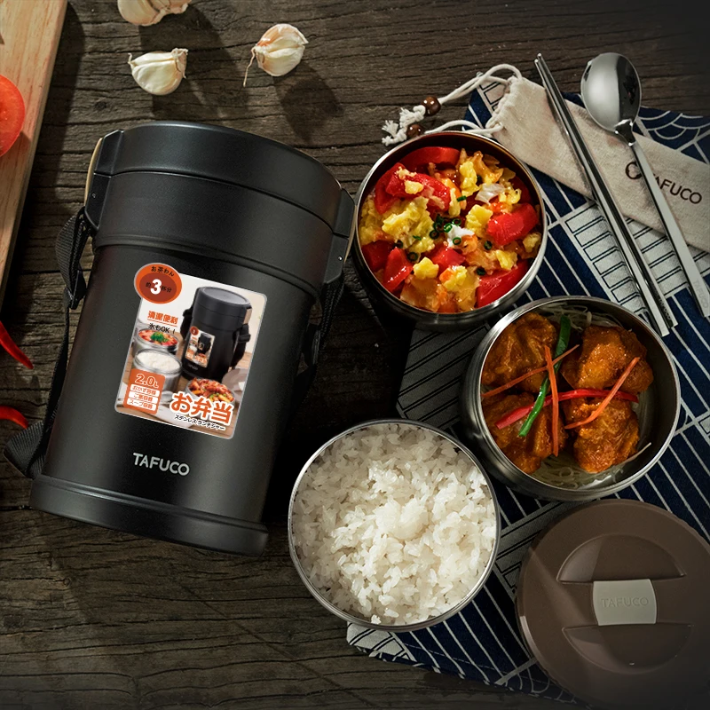 

Tafuco Manufacturing 3 Layer Double Wall Stainless Steel Insulated Food Container