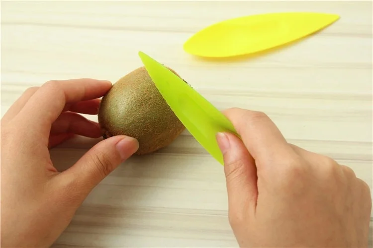 Fruit Dig Löffel – 3 Stück, Kiwi-Schneider & Ausstecher Aus Kunststoff, Küchenhelfer
