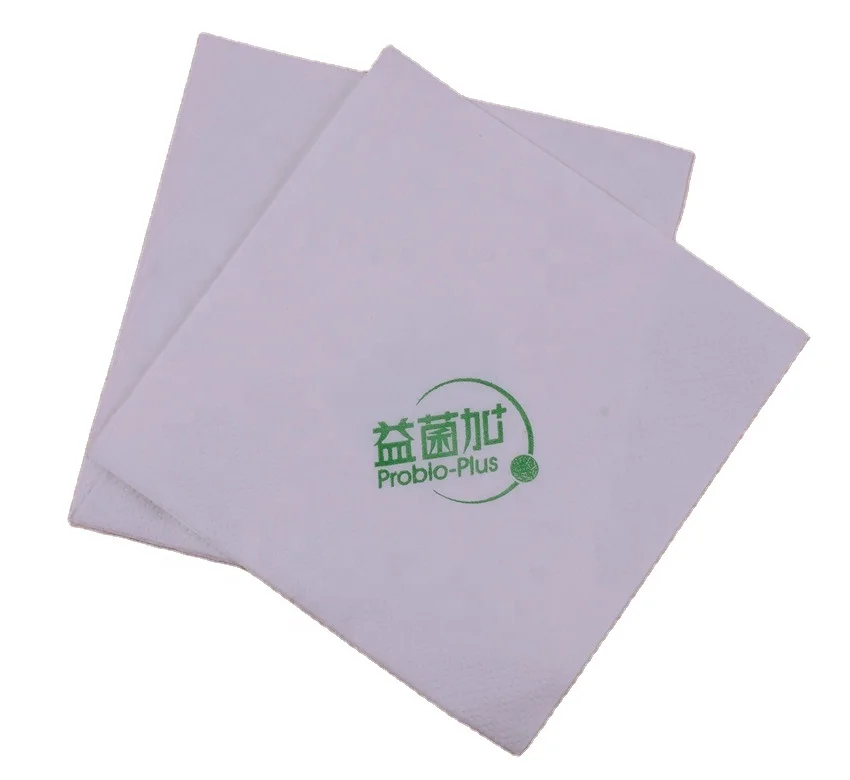 

Disposable Restaurant Dining Cutlery Virgin Pulp White Napkin Tissue Paper With Free Logo, Customized color