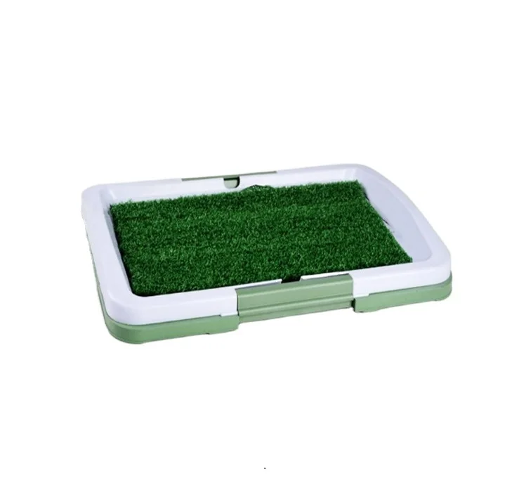 

Good quality Pieces Puppy Training Pad with Artifical grass Pet Potty Patch Training toilet for Dogs Indoor Use, Green