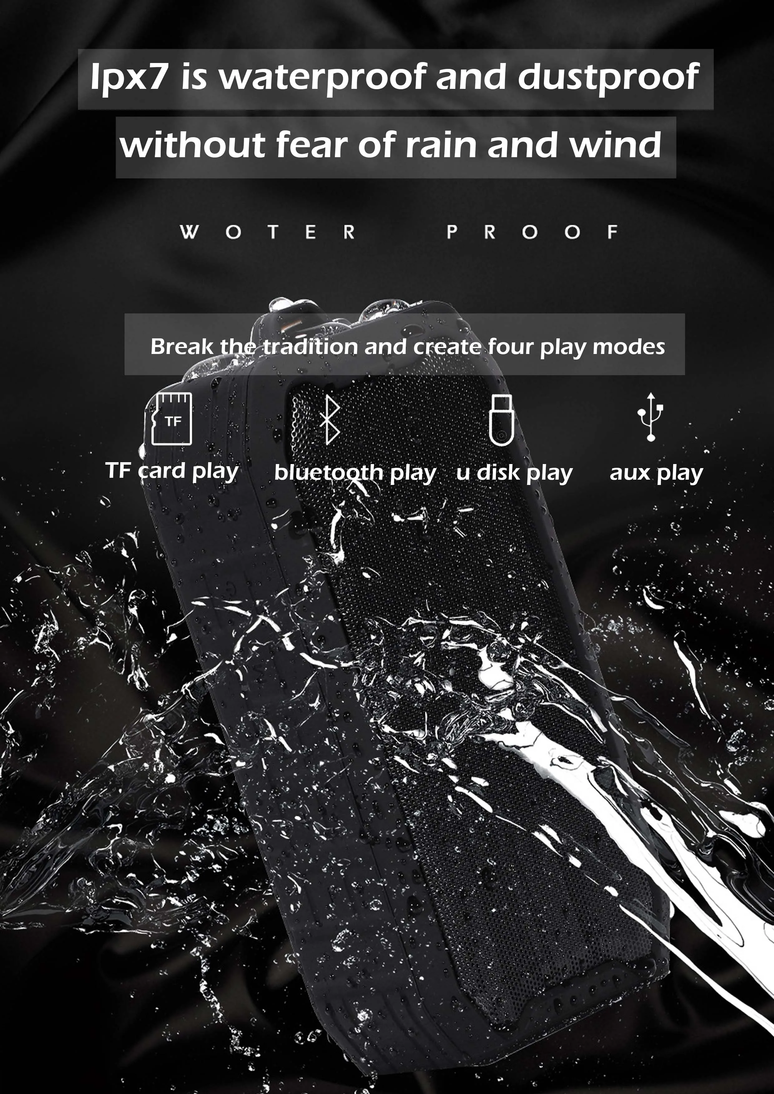 2020 trending products bluetooths speaker waterproof wireless speaker - ANKUX.COM