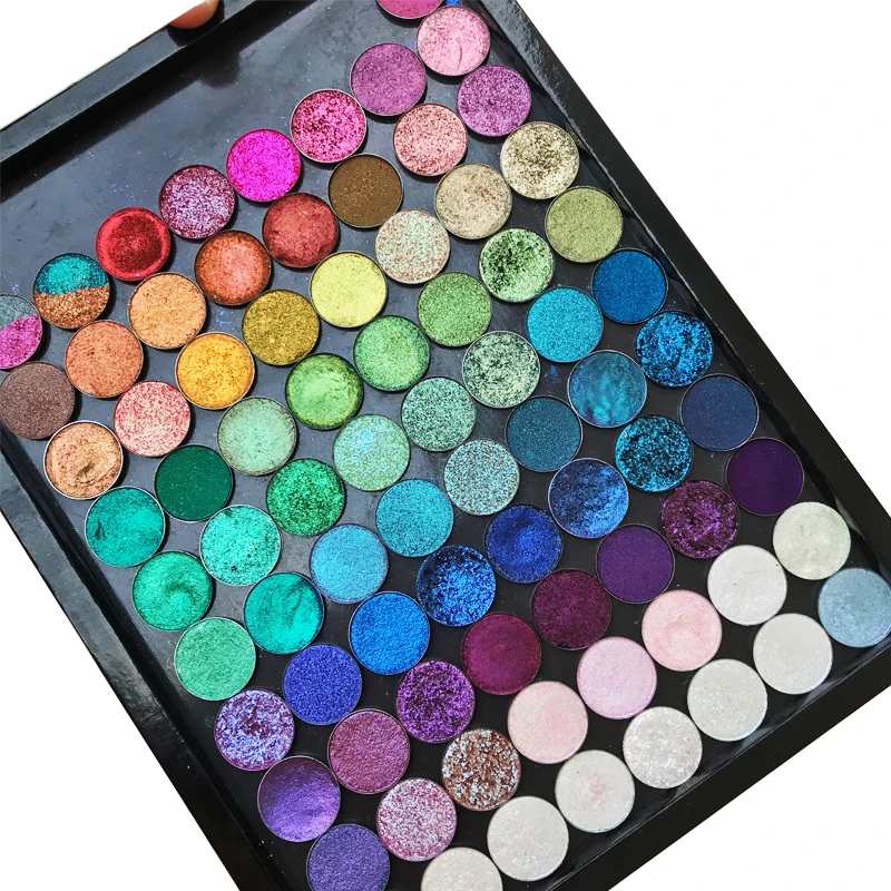 

Eye Shadow Private Label Eyeshadow Low MOQ Duochrome Multichrome, Choose colors