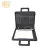 High quality A4 PU portfolio handle zipper portable tote folder