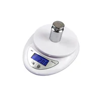 

Popular Digital Round Kitchen Scale, Food Weight Eletronic Scale 5KG