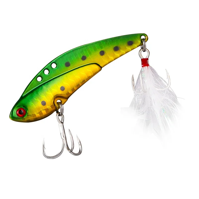 

Metal VIB Artifical Bait Switchblade Three Holes Three STROKES Fishing lures