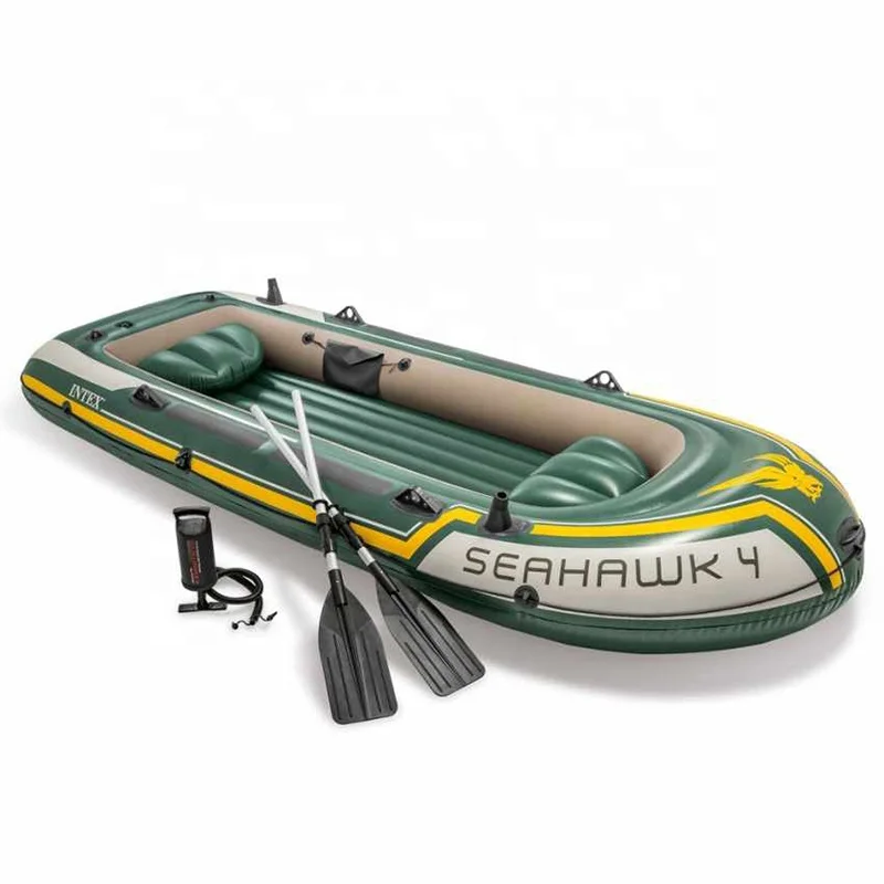 

Intex 68351 seahawk 4 people inflatable boat PVC fishing boats inflatable, As picture or customized