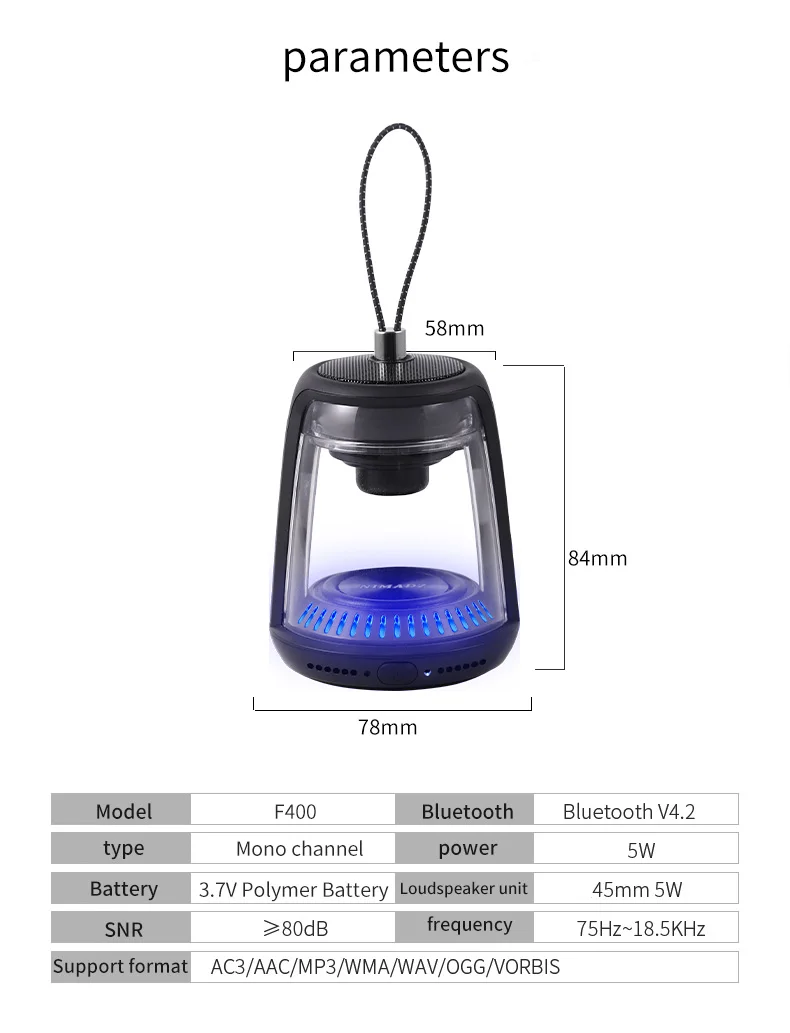 Amazon hot sale Portable mini tws Wireless Stereo Speaker smart waterproof bluetooths hifi bt speaker - ANKUX.COM