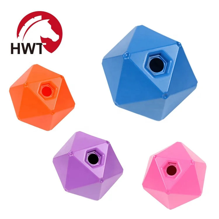 

High Quality Horse Play Ball HDPE Horse Toy Ball Horse Treat Ball, Red, blue, purple, pink