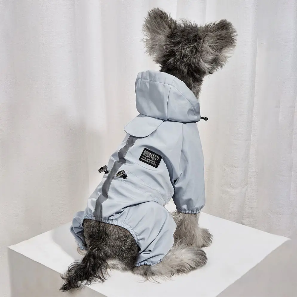 

2020 Amazon Hot Selling Adidog Dog Hoodies Pet Dog Sweater 4 Legs Jumpsuit Warm Sweat Shirt Cotton Jacket Coat for Small Pets