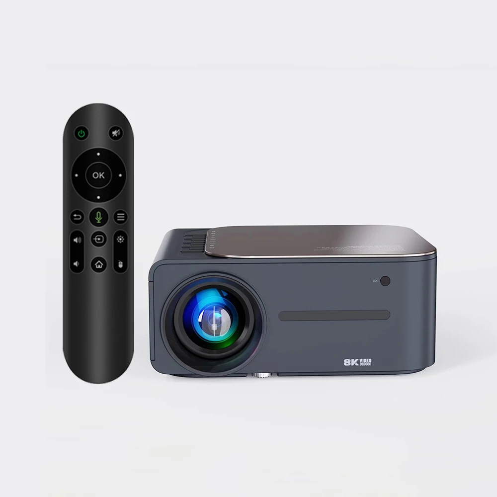 

4K Projector Max 500 inch Display1000ANSI Projector 4K Wifi and BT Full HD Bluetooth Projector with Speaker