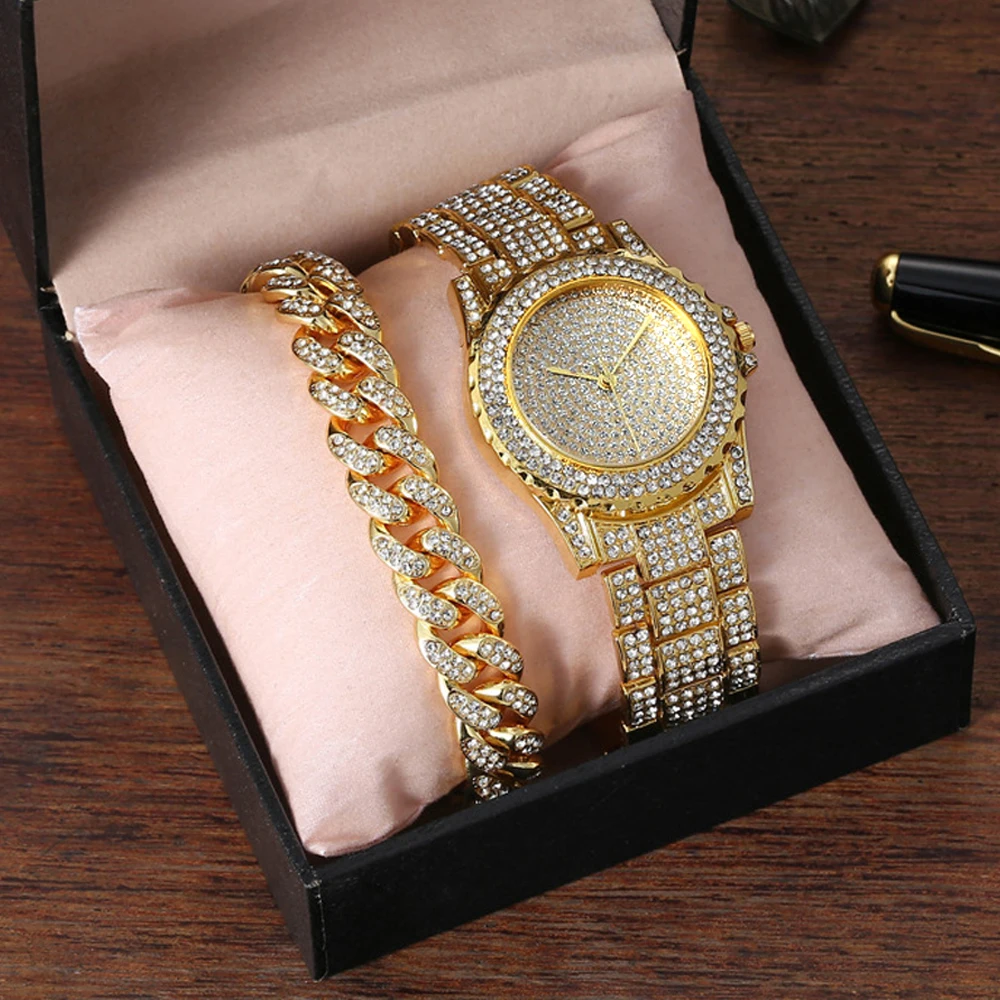 

Women watches set Steel band Quartz watch +Bracelet +box set Business watches Ladies wristwatches Casual Clock Gift for Women