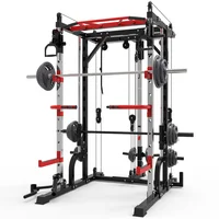 

2019 Multifunctional household squat rack frame gantry fitness barbell rack bench press comprehensive training equipment