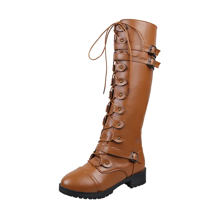 

New Style Knee-High Fashion Colorful Classic Design Ladies Boots Shoes, Multi