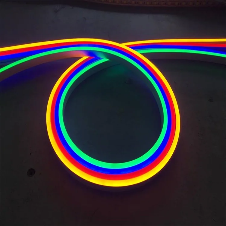 Rebow Factory Customized Large Purple Neon Tube Light Neon Strip Light for Outdoor Plug in Birthday