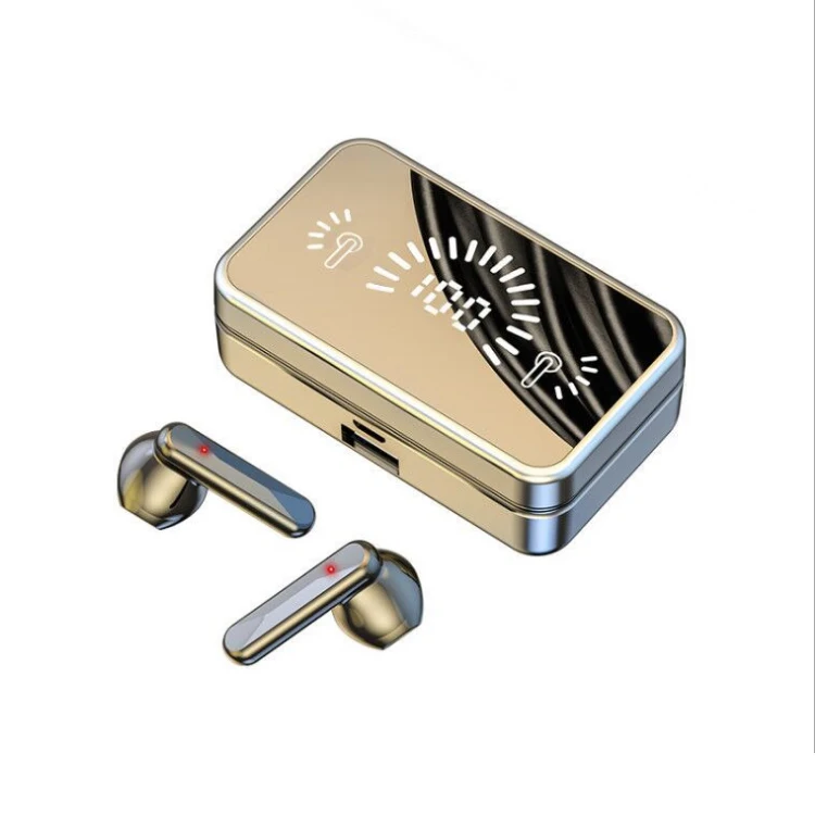 

Mirror CNC Display S20 TWS Waterproof Earphone Wireless Earbuds Headset Headphone