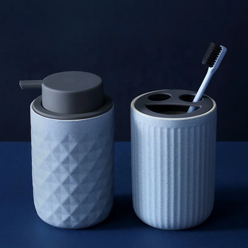 
Multicolor ceramic single bottle liquor dispenser liquid soap lotion pump bottle 