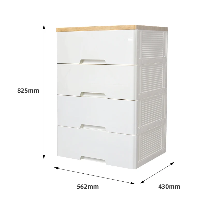 

baby drawer wardrobe storage, plastic storage drawer cabinet 4 layers, storage drawers cabinet, White