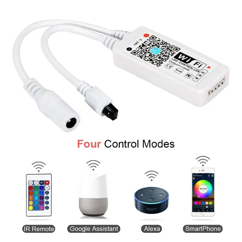 5050 RGB wifi bluetooth RF control music strip light dance led lighting smart led strip light