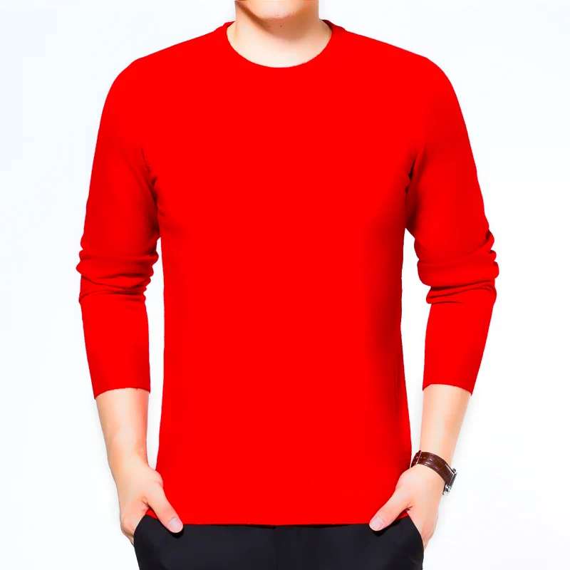 

Men sweater casual knitwear sweater men cotton long sleeve men wool sweater