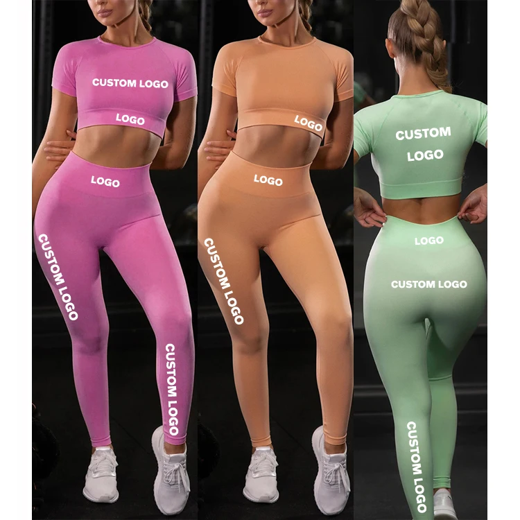 

Free Shipping Custom Women Wearing Tight Yoga Pants Fitness Workout Leggings High Waist Stretch Sports Yoga Pants Set, Color avaliable