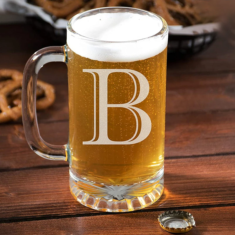 

Sublimation Glass Cup Wholesale Blanks 16 oz Transparent Frosted Sublimation Beer Mug