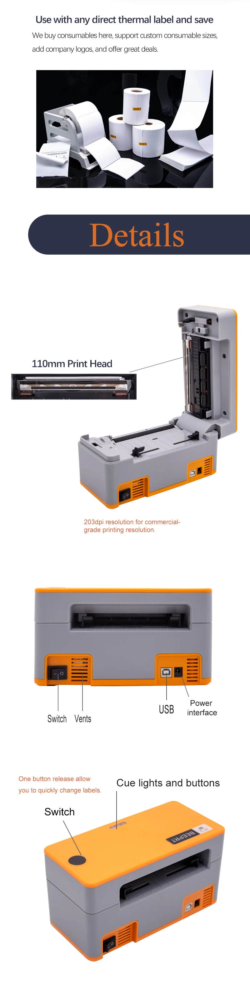 online label printer