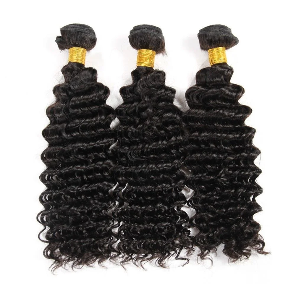 

Cuticle aligned 9a malaysian curly virgin human hair frontal and bundles water wave bundles