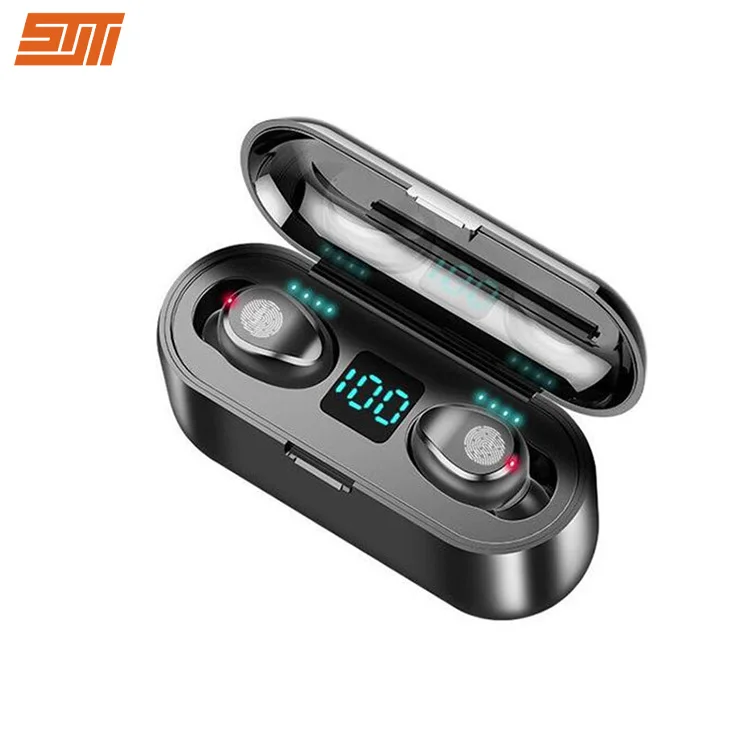 

2021 New F9 Sport Earbuds Support Power Bank Auricular Audifonos Ecouteur Headphone F9 Earphone Powerbank Tws With Power Bank