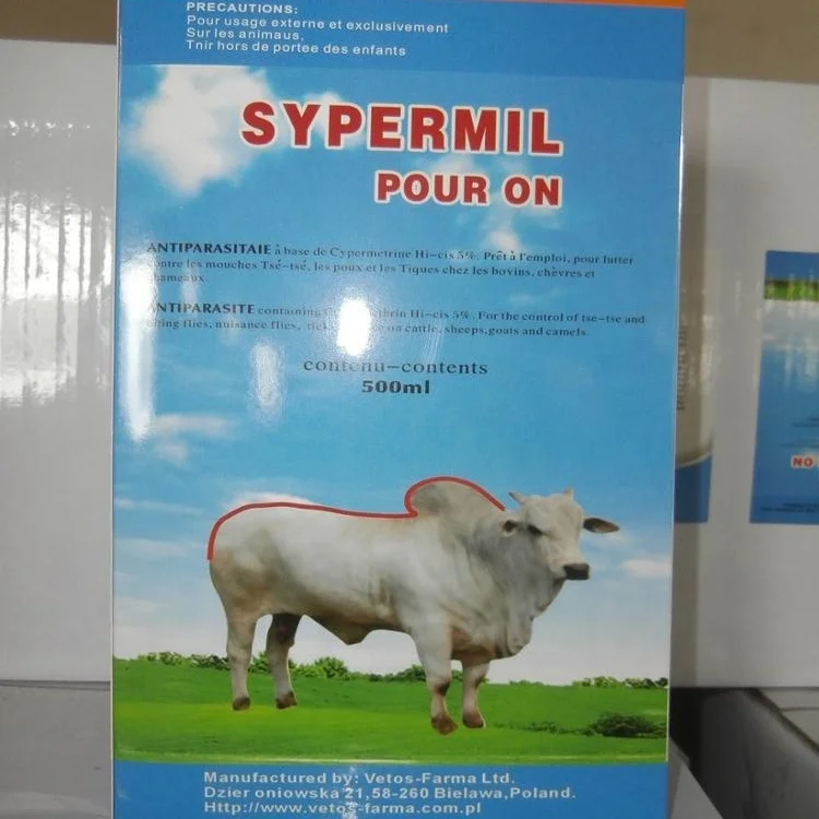 
For Middle East Market Cypermethrin 100g/L EC Pour On Veterinary Use For Livestock Animal 