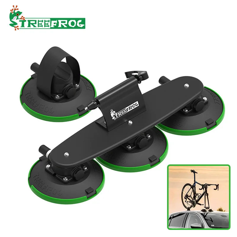 

TREEFROG Roof-Top Car Bike Rack Carrier Quick Installation Roof Rack For MTB Mountain Road Bike Accessories bicycle suction rack