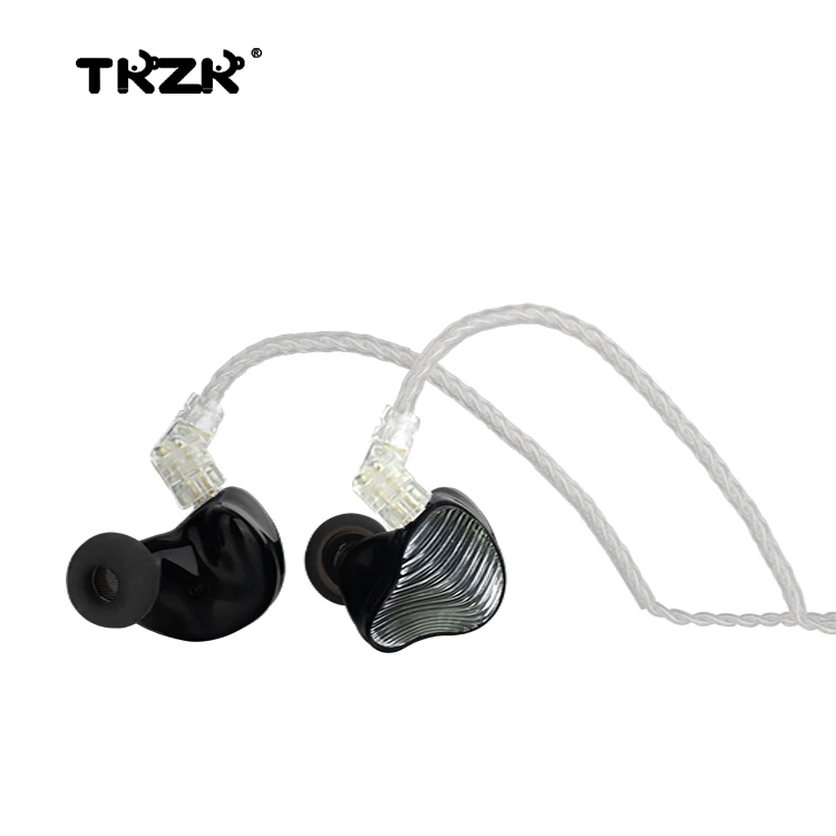 

TKZK WAVE Wholesale Earhook Hot sale Headset Mobile Phone Black Silver Waterproof Sport Music Headphone Deep Bass Earphone