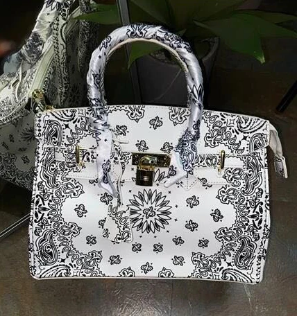 

Luxury designer women's evening bag mujer carteras bolsos leather bandana paisley vintage purse handbag lady, Red,white,black,pink,blue