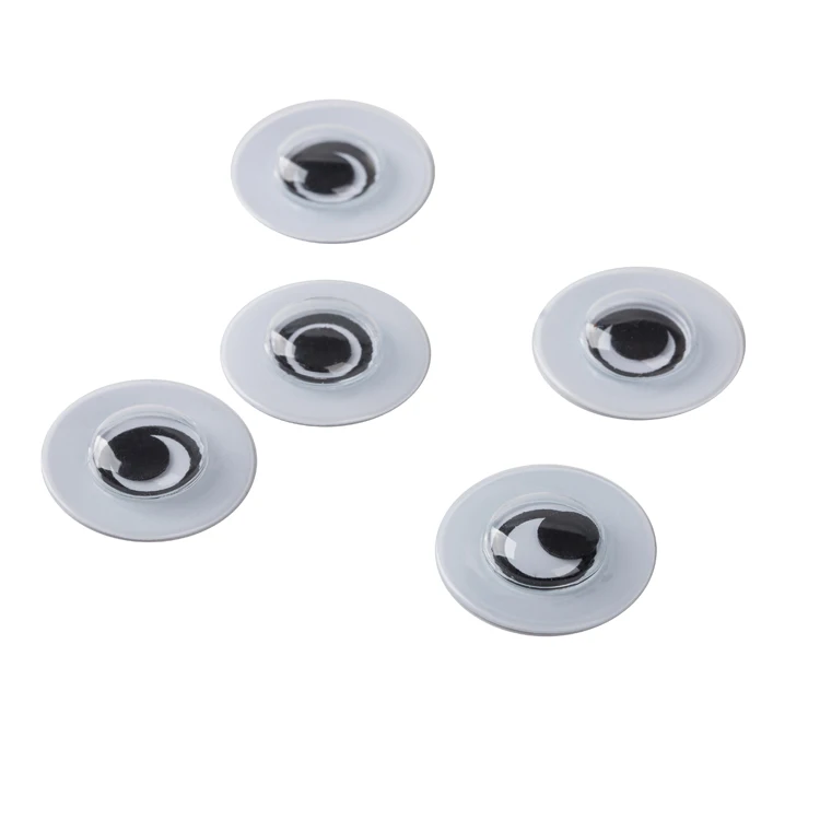 

Safe soft baby toys plastic moving wiggle googly eyes, Multi