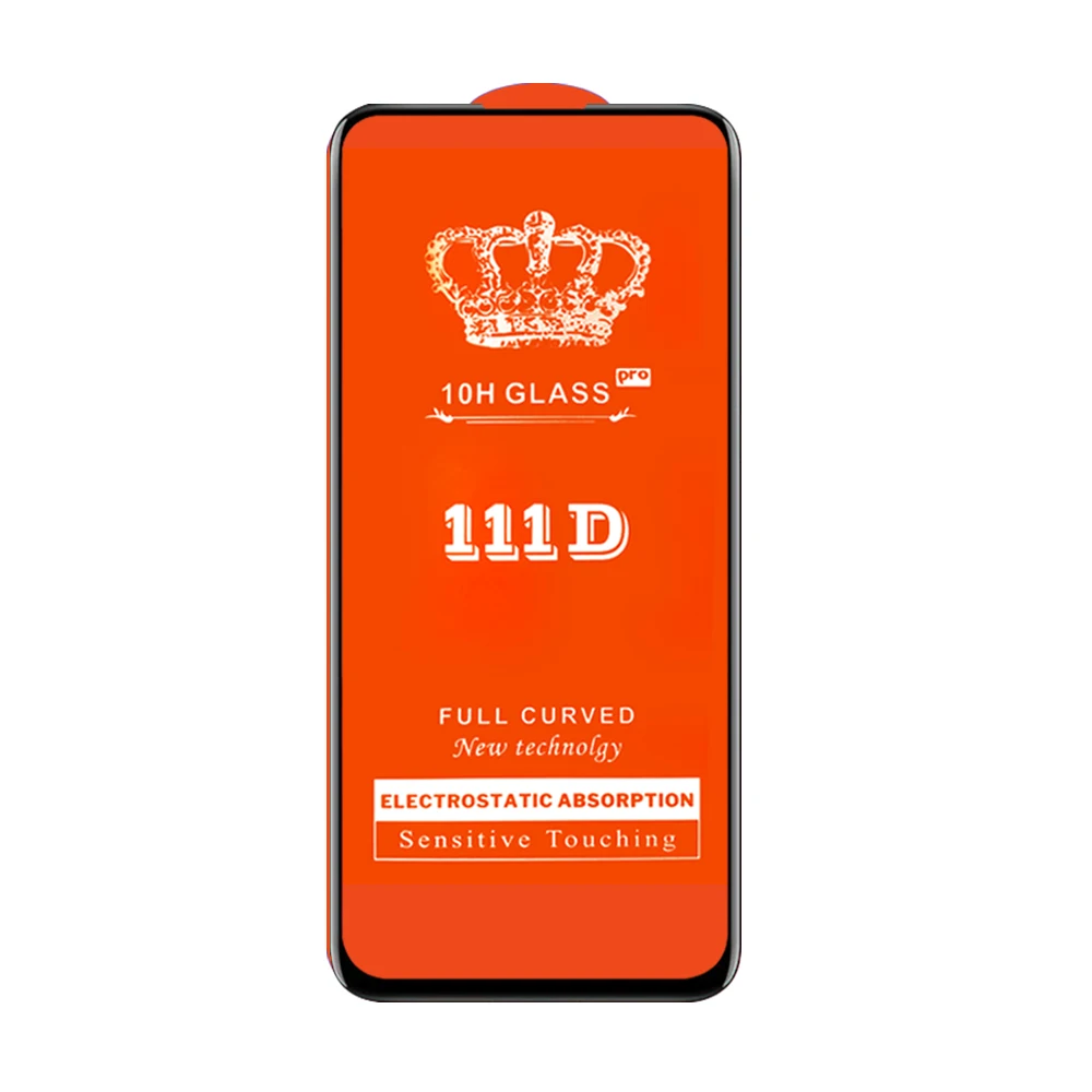Ready to ship hot selling 111D high clear tempered glass For xiaomi redmi K30 note8T